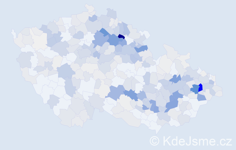 Příjmení: 'Bajer', počet výskytů 1326 v celé ČR